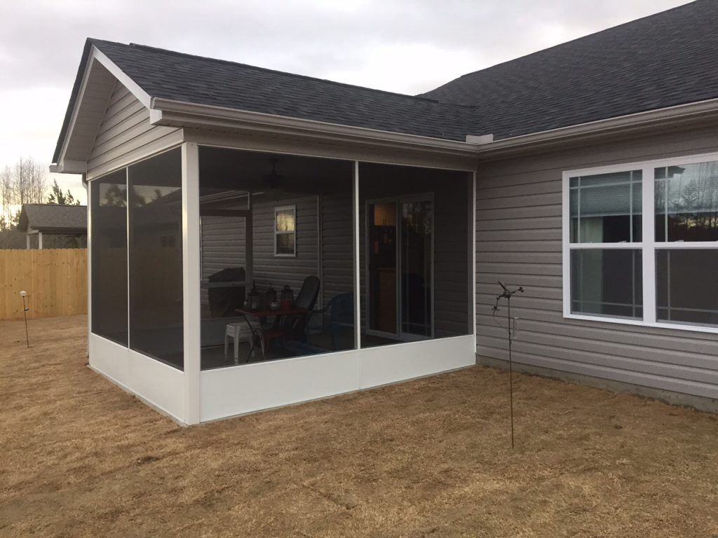 Screened Porch in Inman SC with Kick-plate