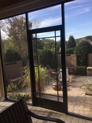 Beautiful PCA Screen Door Installed by Palmetto Outdoor Spaces