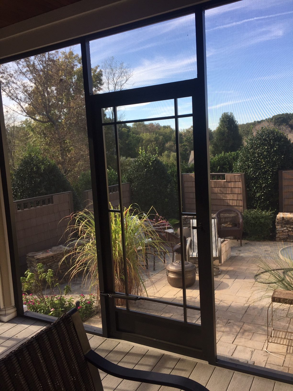 outdoor screens for patios on Porch Screen Repair Replacement Installation Services