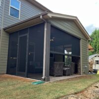 Motorized Retractable Screen PCA Screen Door Screened Porch by Palmetto Outdoor Spaces