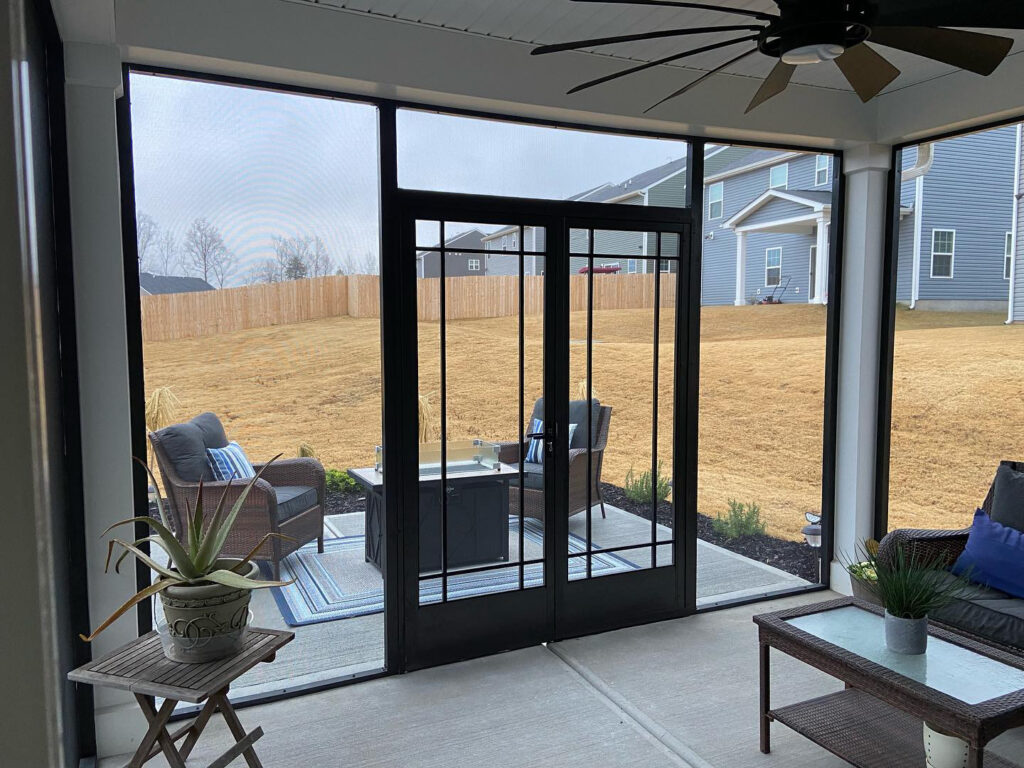 Oak Park Screen Door Picture Window Screening Kickplate Coil 11 inches tall Boiling Springs SC by Palmetto Outdoor Spaces
